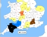 1851 census Torrington surname distribution